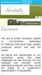 Mobile Screenshot of dovetailsonline.co.uk