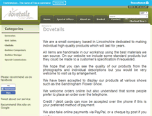 Tablet Screenshot of dovetailsonline.co.uk